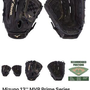 Mizuno Black GMVP 1300P3 fastpitch softball Glove